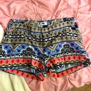 Old Navy patterned shorts